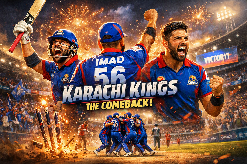 Match of the Season: 7 Moments From Karachi Kings Comeback - A Remarkable Story karachi kings comeback