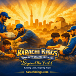 Karachi Kings Community initiative supporting youth development.