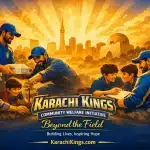 Karachi Kings Community initiative supporting youth development.